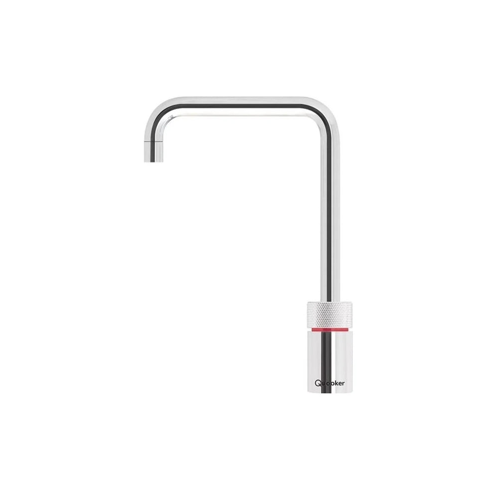 Quooker kokendwaterkraan in chroom, ter vergelijking met PureFilter Mineral+
